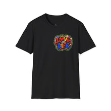 Load image into Gallery viewer, Love Is Life Graphic T-Shirt — Colorful Street Art Heart Tee
