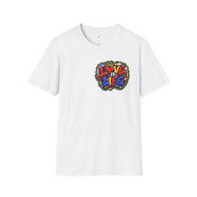 Load image into Gallery viewer, Love Is Life Graphic T-Shirt — Colorful Street Art Heart Tee
